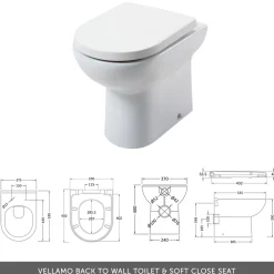 Erin 1000mm 2 Door Combination Basin & Toilet Unit