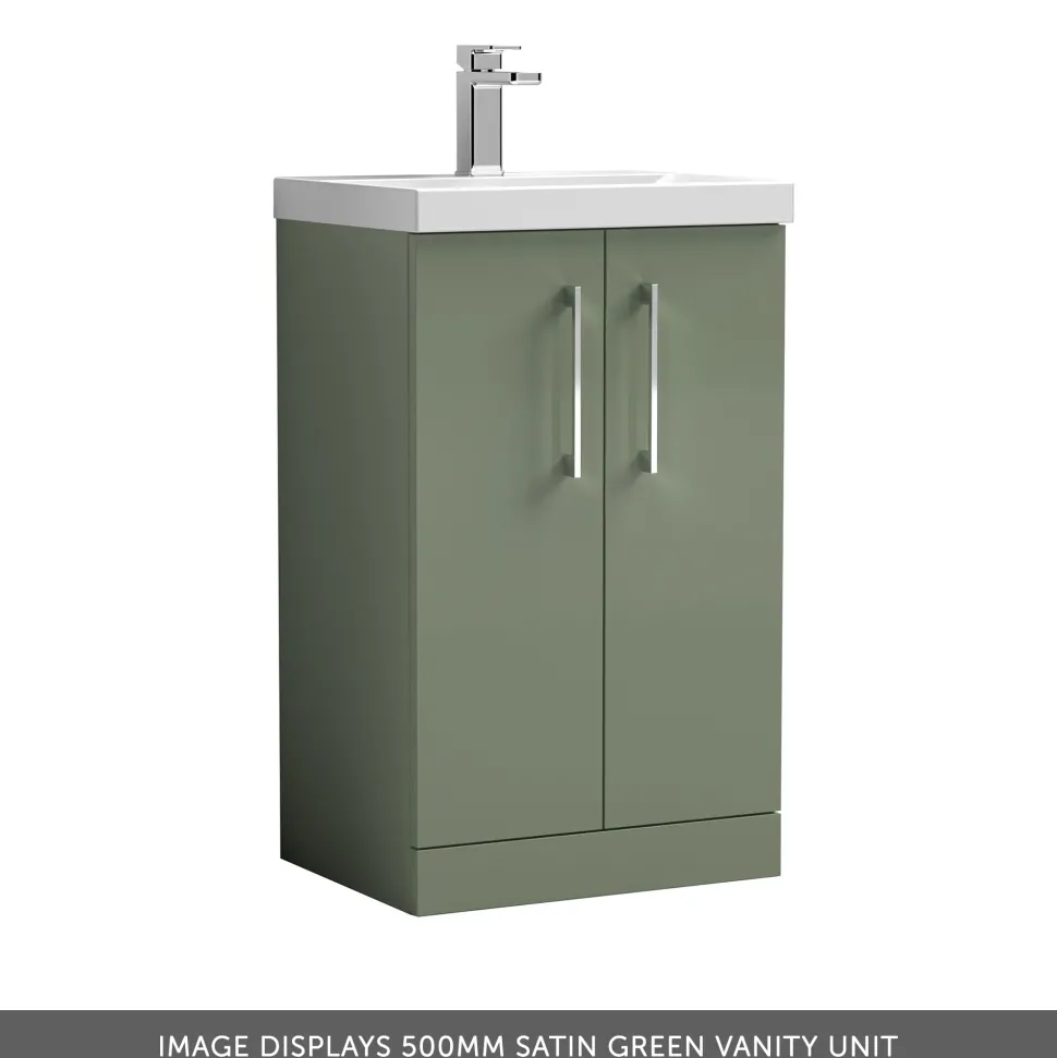 Erin 1000mm 2 Door Combination Basin & Toilet Unit