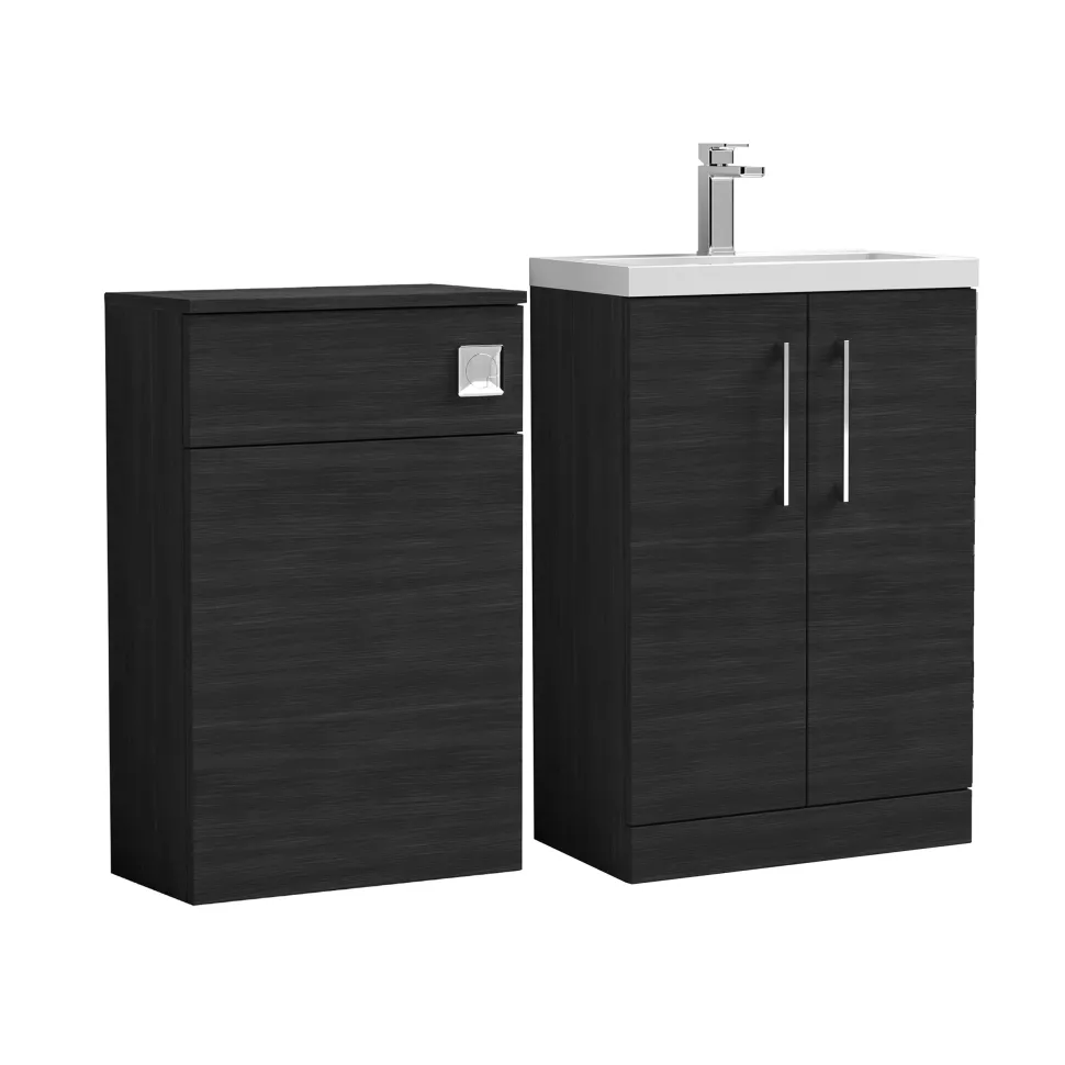 Erin 1000mm 2 Door Combination Basin & Toilet Unit