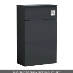 Erin 1100mm 2 Door Combination Basin & Toilet Unit