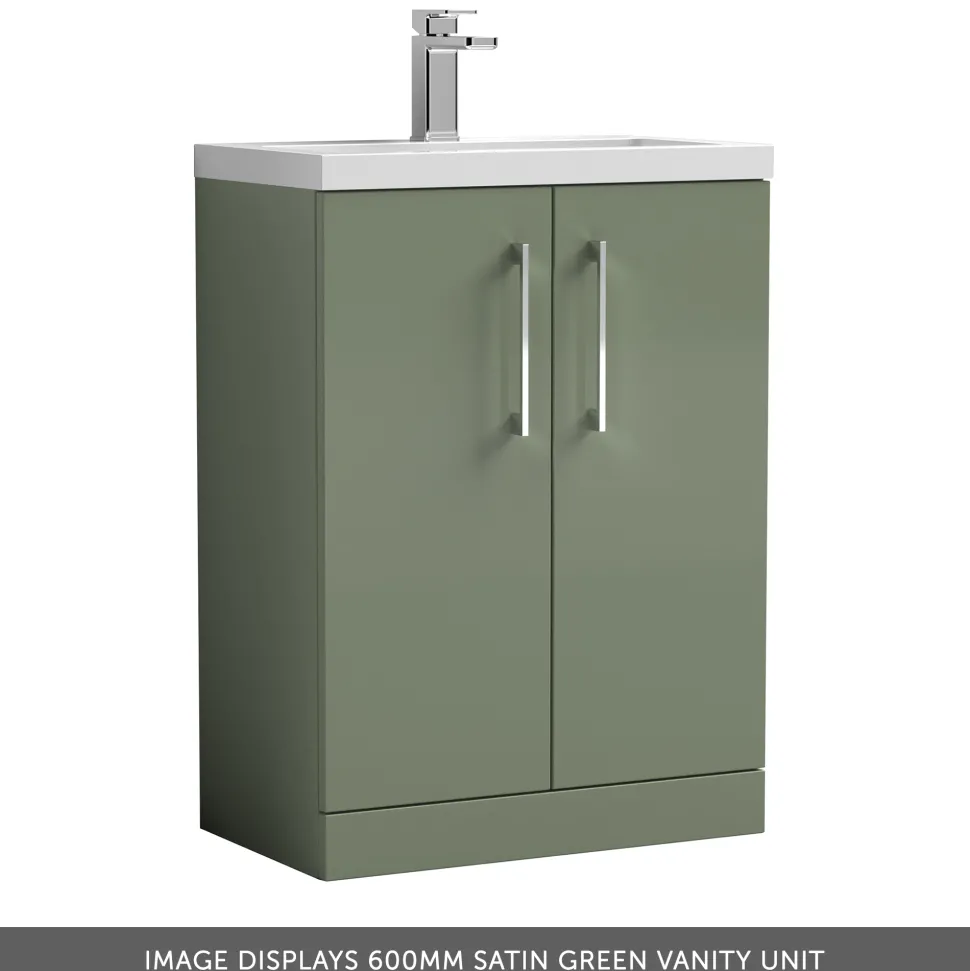 Erin 1100mm 2 Door Combination Basin & Toilet Unit