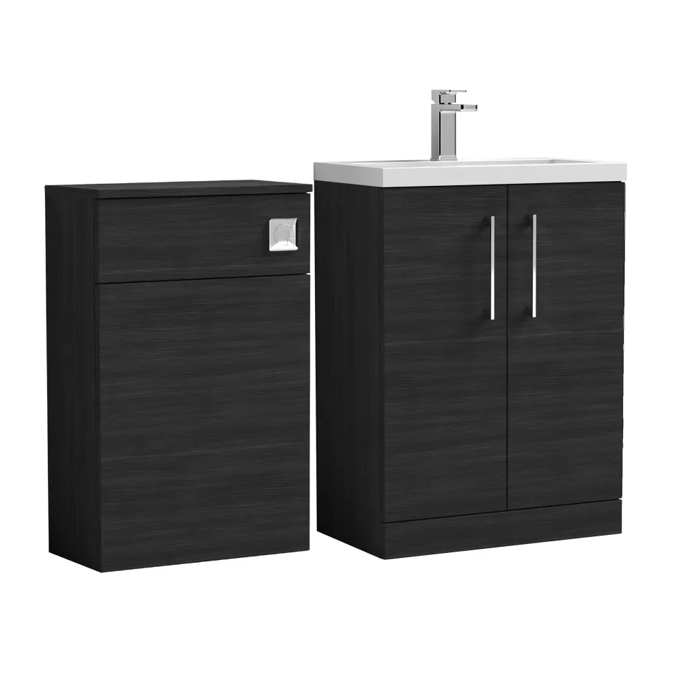 Erin 1100mm 2 Door Combination Basin & Toilet Unit