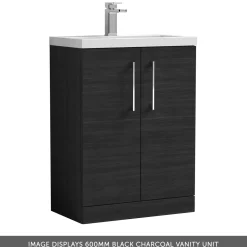 Erin 1100mm 2 Door Combination Basin & Toilet Unit