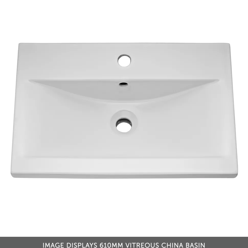Erin 1100mm 2 Door Combination Basin & Toilet Unit