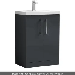 Erin 1100mm 2 Door Combination Basin & Toilet Unit