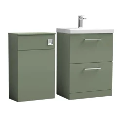 Erin 1100mm 2 Drawer Combination Basin & Toilet Unit