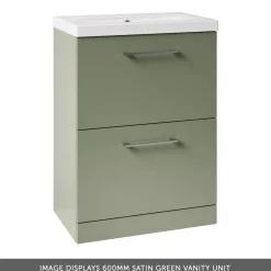 Erin 1100mm 2 Drawer Combination Basin & Toilet Unit