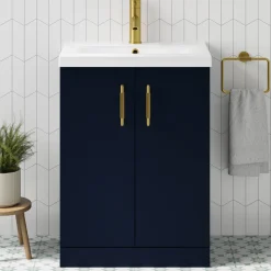 Erin 600mm Floorstanding 2 Door Vanity Unit & Basin