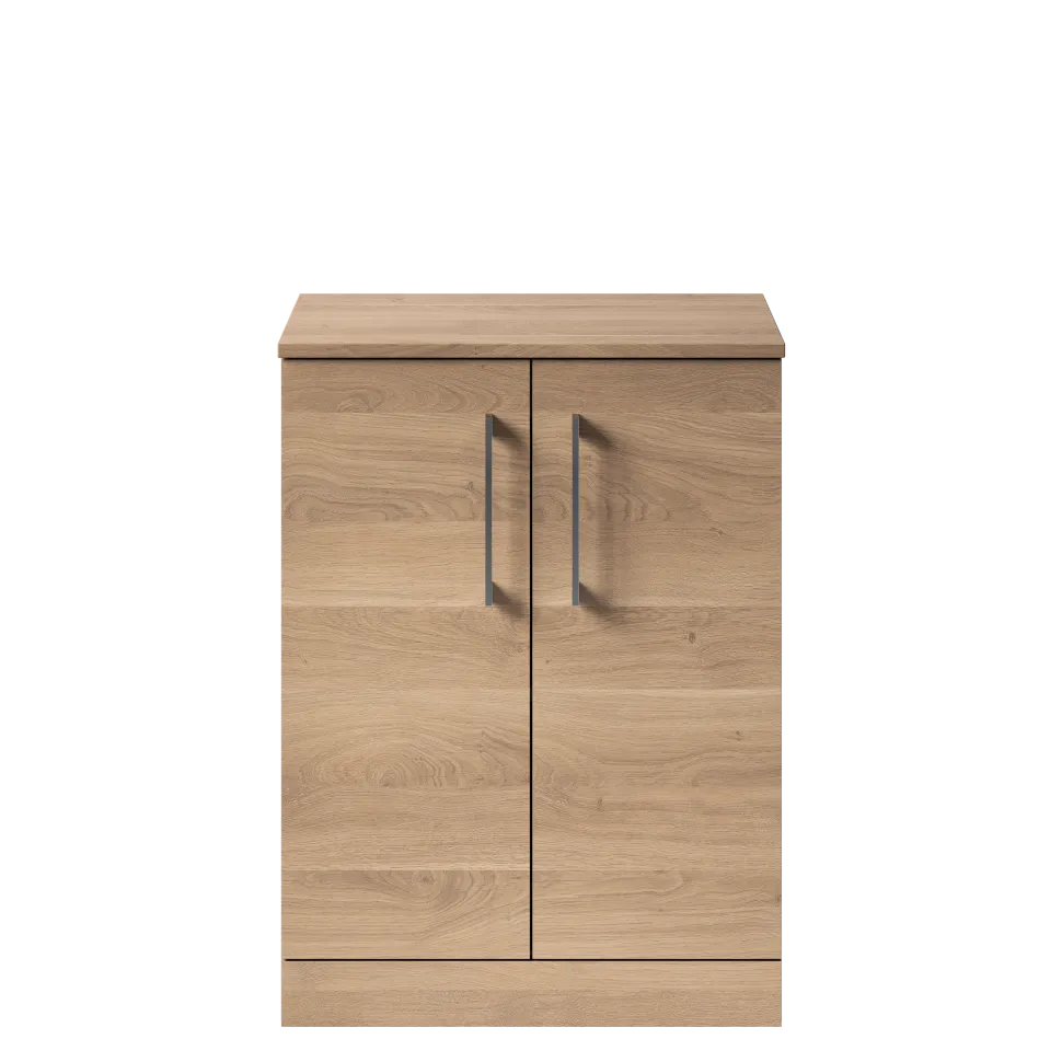 Erin 600mm Floorstanding 2 Door Vanity Unit & Countertop