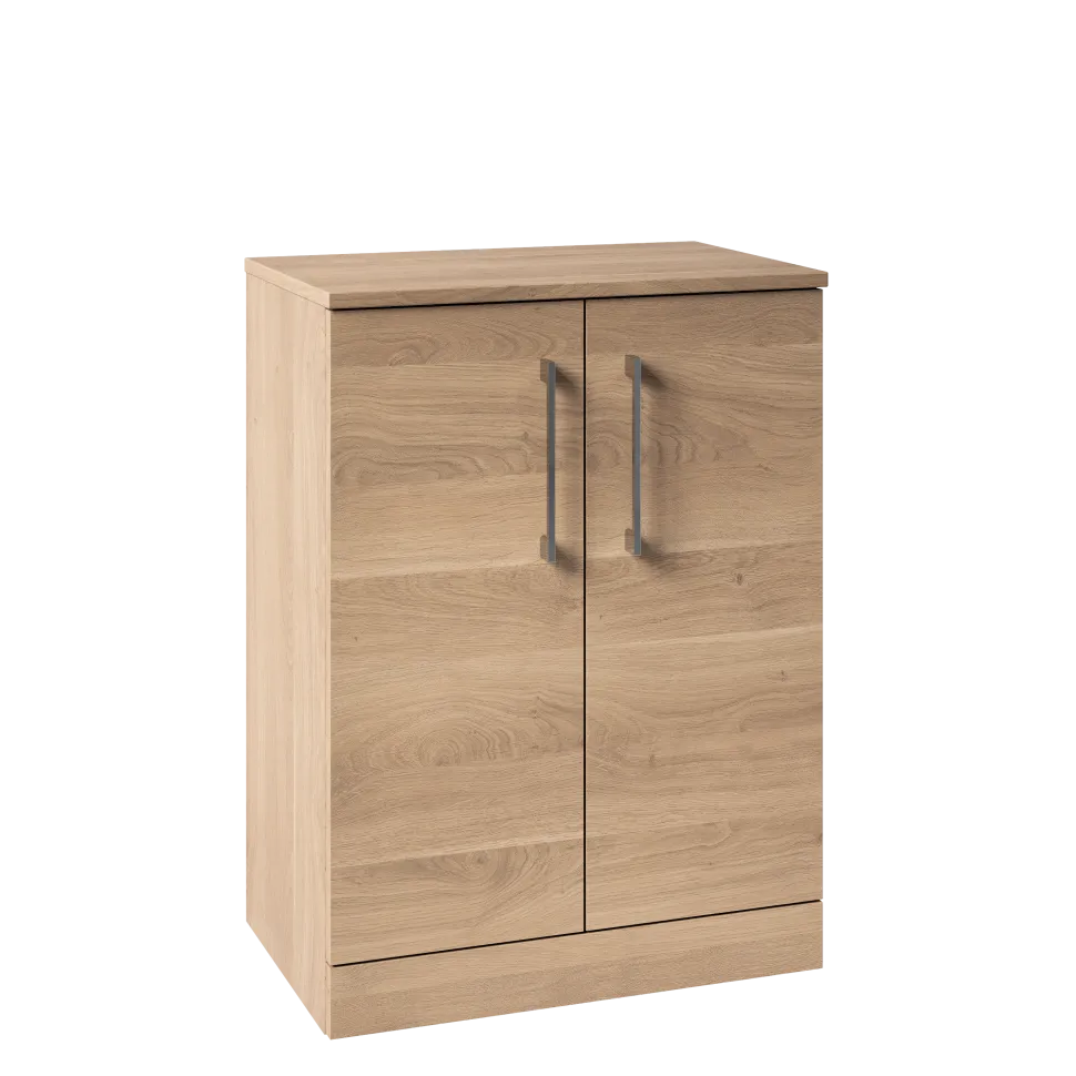 Erin 600mm Floorstanding 2 Door Vanity Unit & Countertop