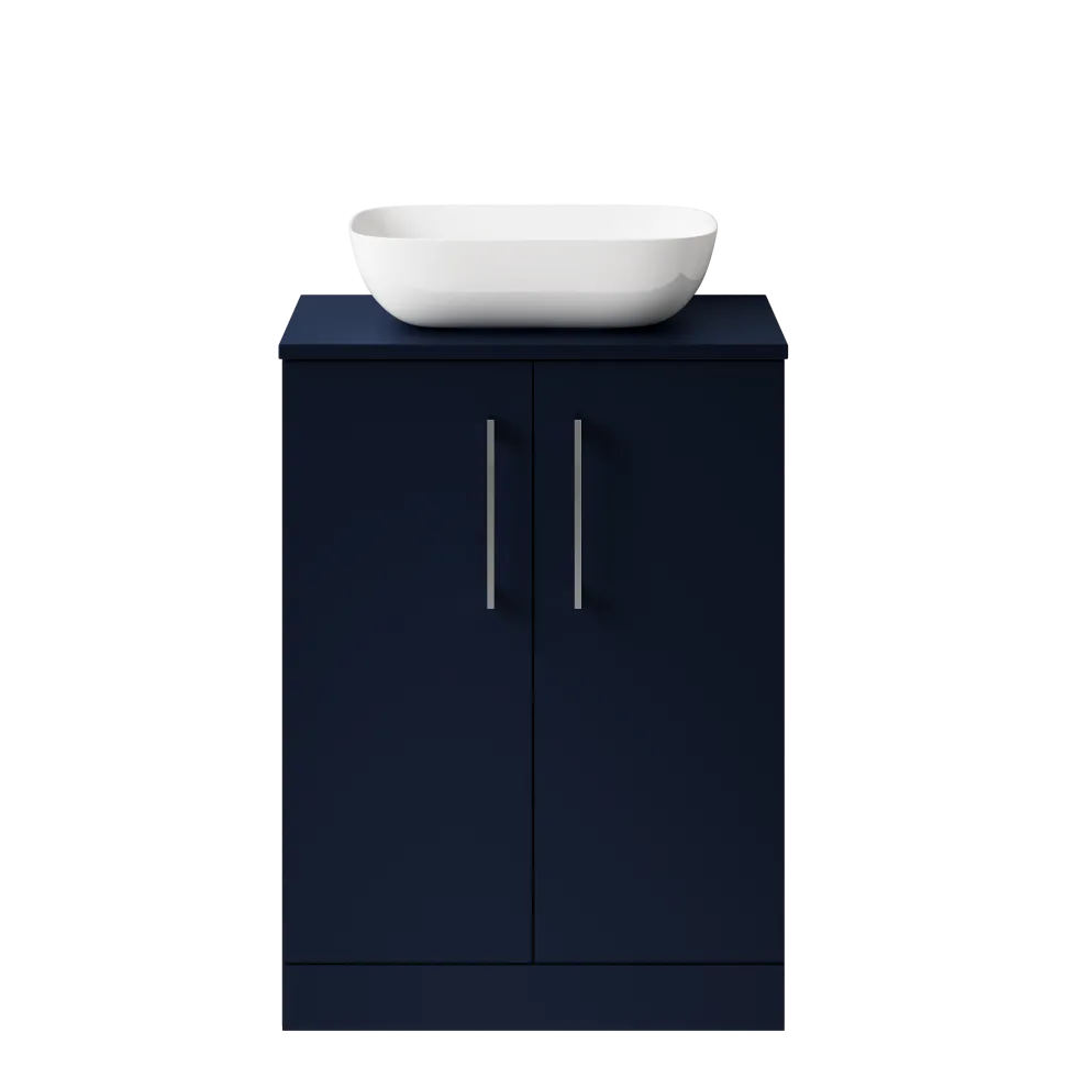 Erin 600mm Floorstanding 2 Door Vanity Unit & Countertop
