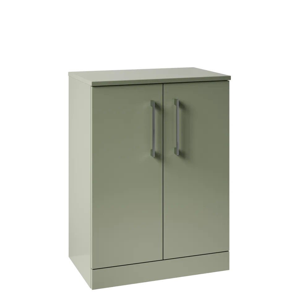 Erin 600mm Floorstanding 2 Door Vanity Unit & Countertop