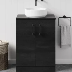 Erin 600mm Floorstanding 2 Door Vanity Unit & Countertop