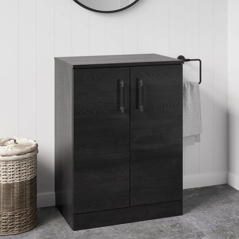 Erin 600mm Floorstanding 2 Door Vanity Unit & Countertop