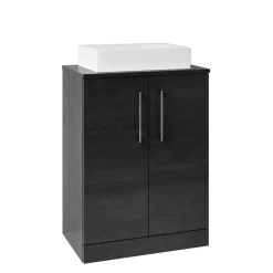 Erin 600mm Floorstanding 2 Door Vanity Unit & Countertop