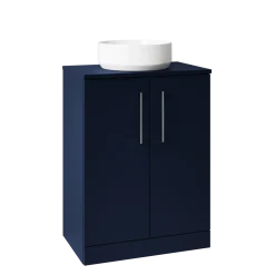 Erin 600mm Floorstanding 2 Door Vanity Unit & Countertop