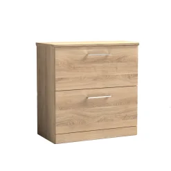 Erin 800mm Floorstanding 2 Drawer Vanity Unit & Countertop