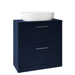 Erin 800mm Floorstanding 2 Drawer Vanity Unit & Countertop