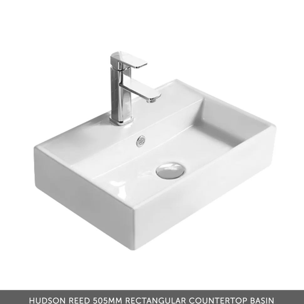 Erin 800mm Floorstanding 2 Drawer Vanity Unit & Countertop