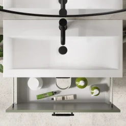 Erin 800mm Floorstanding 2 Drawer Vanity Unit & Basin