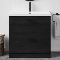 Erin 800mm Floorstanding 2 Drawer Vanity Unit & Basin