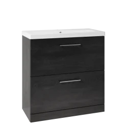 Erin 800mm Floorstanding 2 Drawer Vanity Unit & Basin