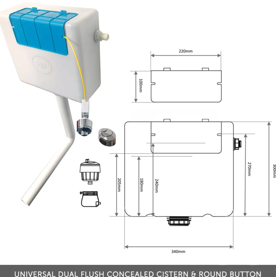 Erin 1100mm Matt Blue Combination Bathroom 2 Door Sink & Toilet Unit