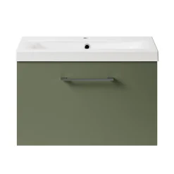 Erin 600mm Wall Mounted 1 Drawer Vanity Unit & Basin