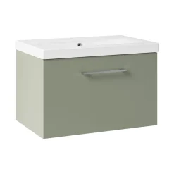 Erin 600mm Wall Mounted 1 Drawer Vanity Unit & Basin