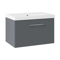 Erin 600mm Wall Mounted 1 Drawer Vanity Unit & Basin
