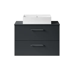 Erin 800mm Wall Mounted 2 Drawer Vanity Unit & Countertop