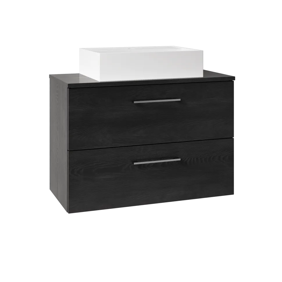 Erin 800mm Wall Mounted 2 Drawer Vanity Unit & Countertop