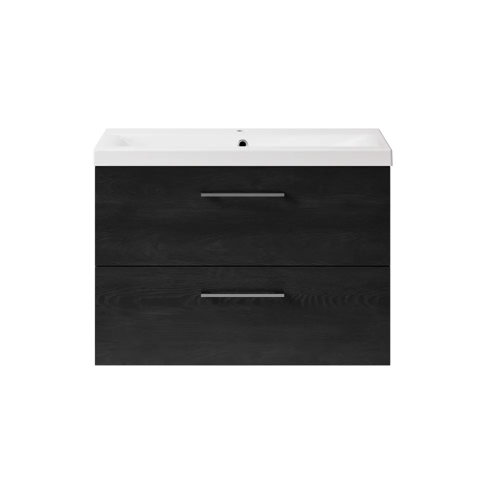 Erin 800mm Wall Mounted 2 Drawer Vanity Unit & Basin