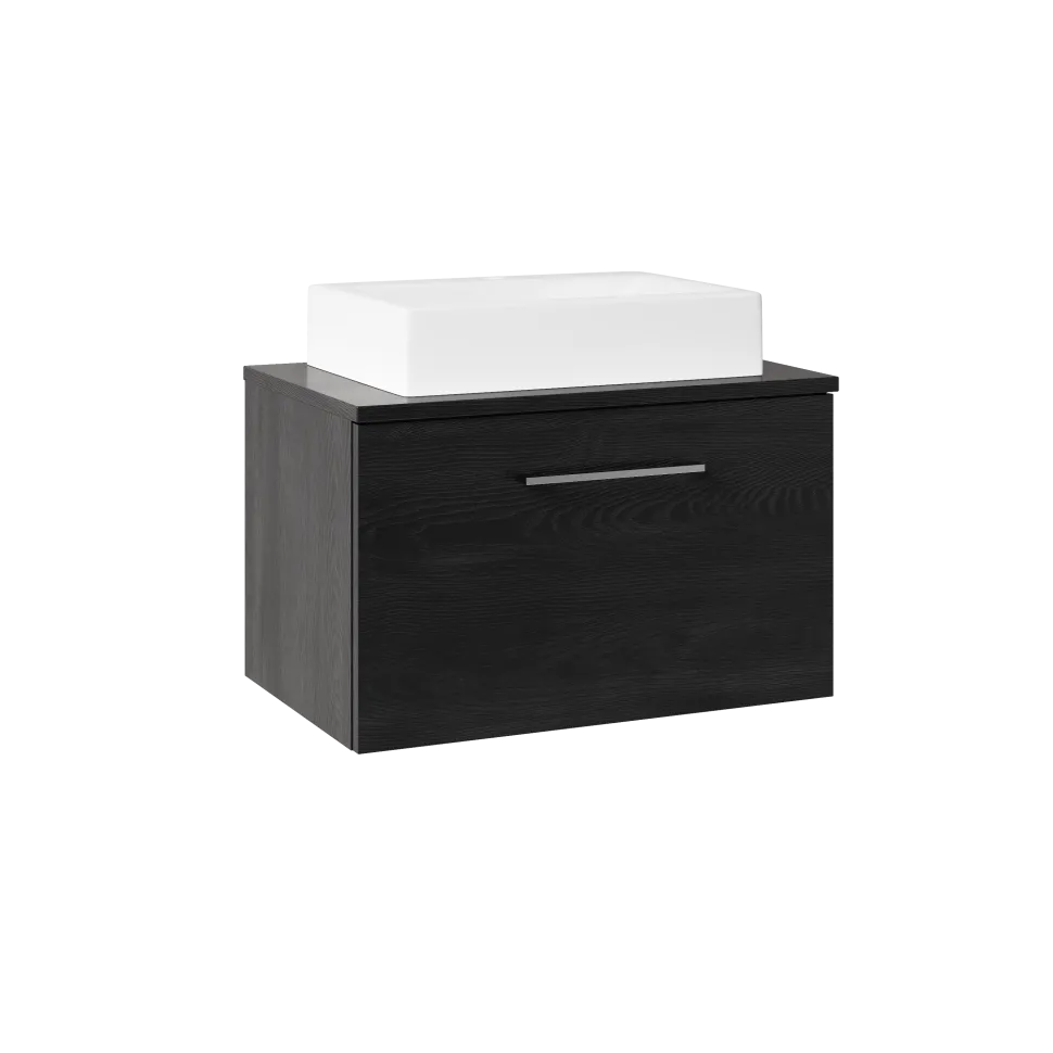 Erin 600mm Wall Mounted 1 Drawer Vanity Unit & Countertop