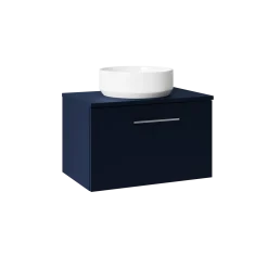 Erin 600mm Wall Mounted 1 Drawer Vanity Unit & Countertop