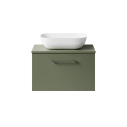 Erin 600mm Wall Mounted 1 Drawer Vanity Unit & Countertop