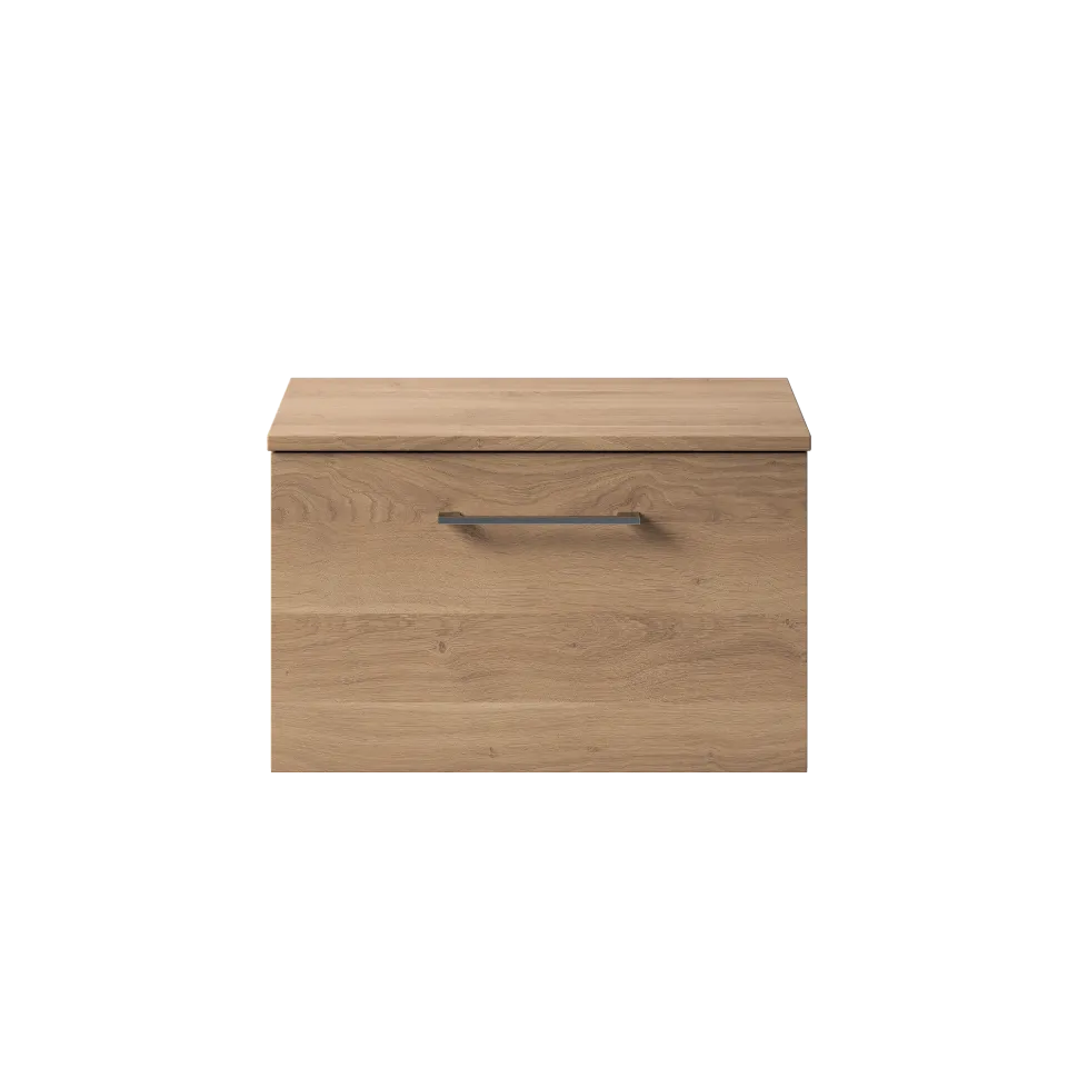 Erin 600mm Wall Mounted 1 Drawer Vanity Unit & Countertop