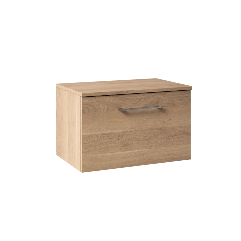Erin 600mm Wall Mounted 1 Drawer Vanity Unit & Countertop