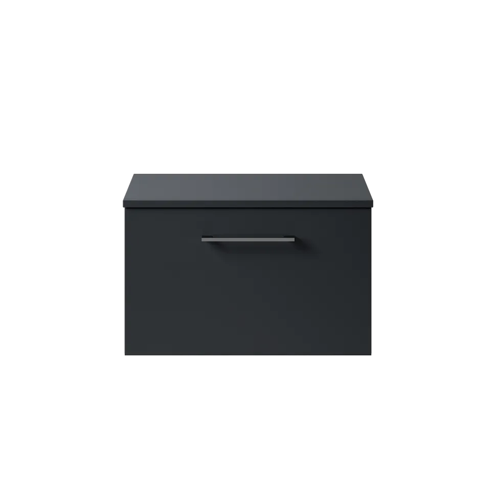 Erin 600mm Wall Mounted 1 Drawer Vanity Unit & Countertop