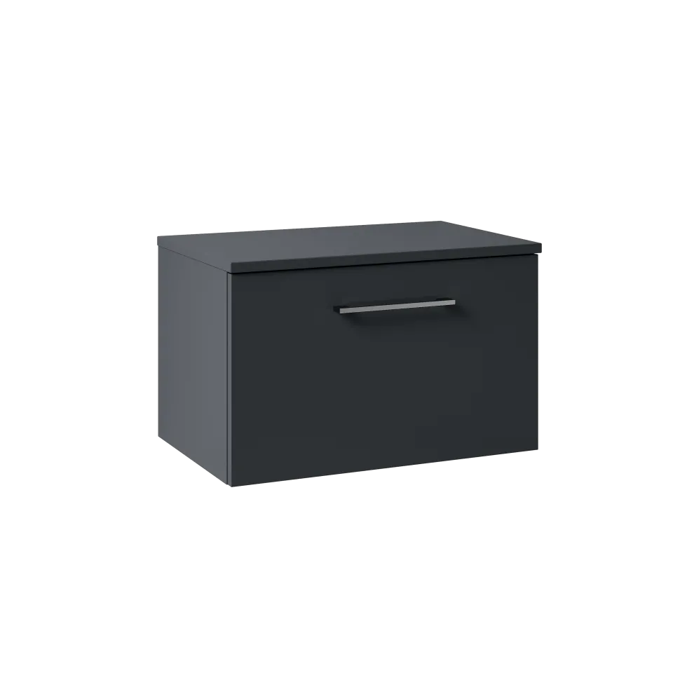 Erin 600mm Wall Mounted 1 Drawer Vanity Unit & Countertop