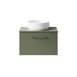 Erin 600mm Wall Mounted 1 Drawer Vanity Unit & Countertop