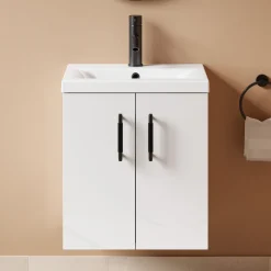 Erin 500mm Wall Mounted Vanity Unit & Basin