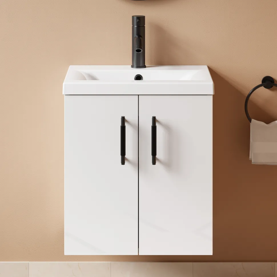Erin 500mm Wall Mounted Vanity Unit & Basin