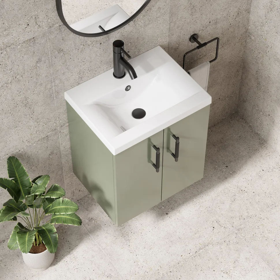 Erin 500mm Wall Mounted Vanity Unit & Basin