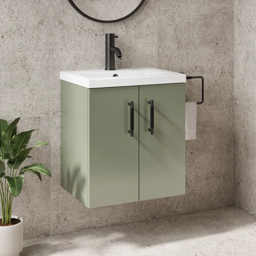 Erin 500mm Wall Mounted Vanity Unit & Basin