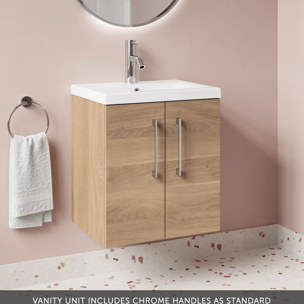 Erin 500mm Wall Mounted Vanity Unit & Basin