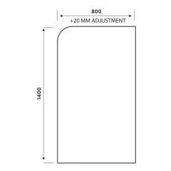 Erin Modern Shower Bath Suite with 1700mm J Shaped Bath & Rimless Toilet