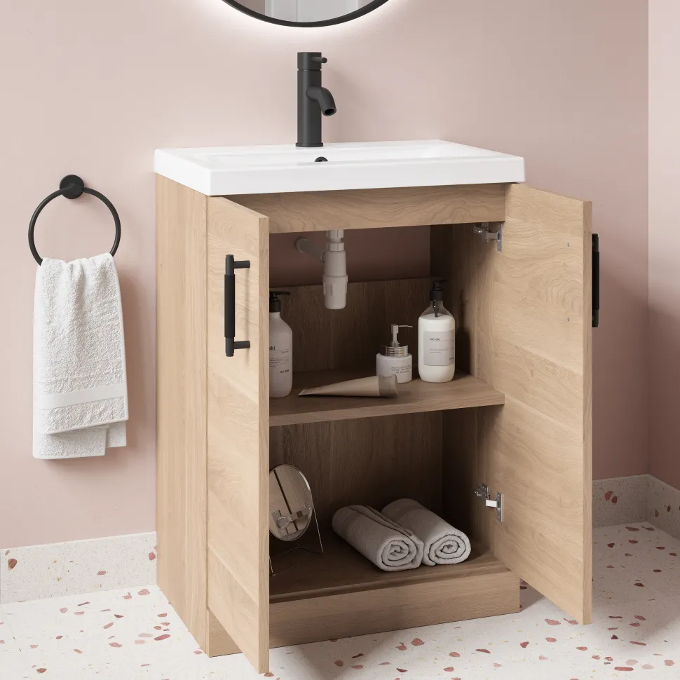 Erin Modern Shower Bath Suite with 1700mm J Shaped Bath & Rimless Toilet