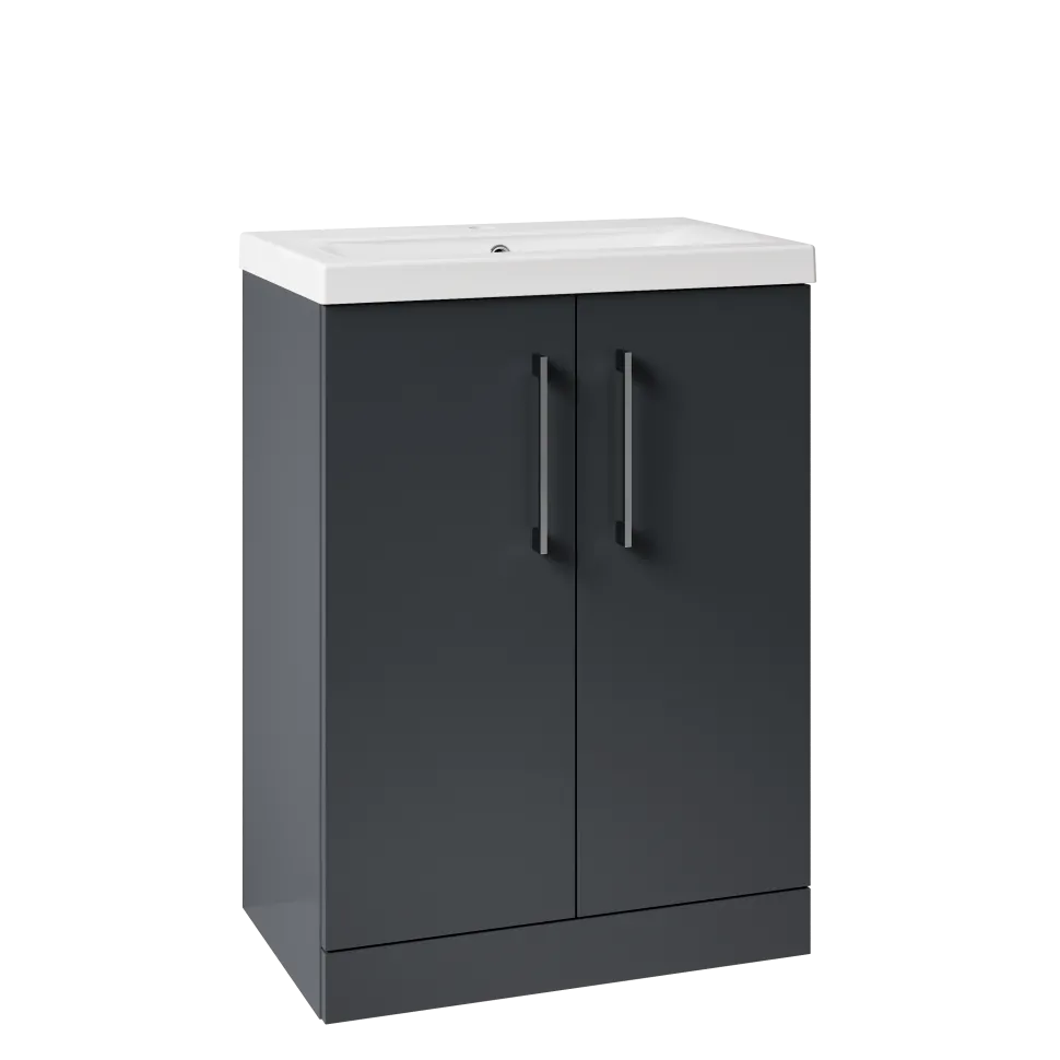 Erin Modern Shower Bath Suite with 1700mm J Shaped Bath & Rimless Toilet