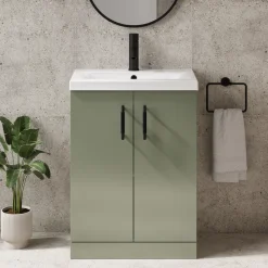 Erin Modern Shower Bath Suite with 1700mm J Shaped Bath & Rimless Toilet